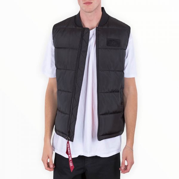 vest puffer Alpha men\'s black Exclusive - Clothes sleeveless industries