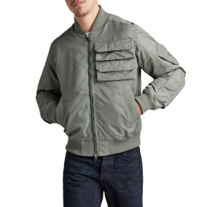 G-star raw gray men's chest pocket jacket