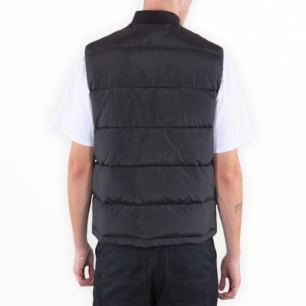 Alpha industries black men's sleeveless puffer vest - Exclusive Clothes