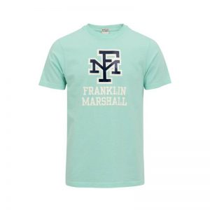 Franklin & Marshall ανδρικό τυρκουάζ t-shirt