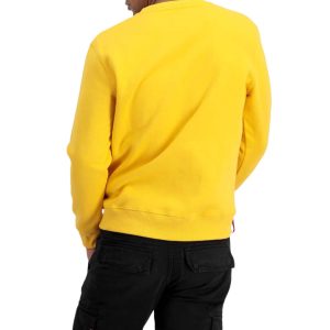 Alpha industries ανδρικό κίτρινο basic sweater