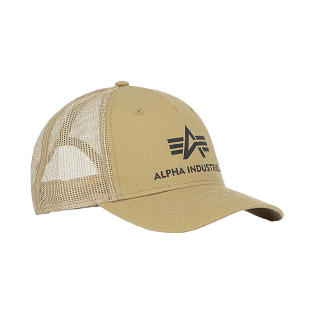 Alpha industries khaki basic trucker cap - Exclusive Clothes