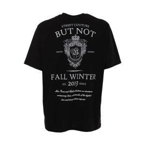 Butnot black t-shirt with royal coat of arms print