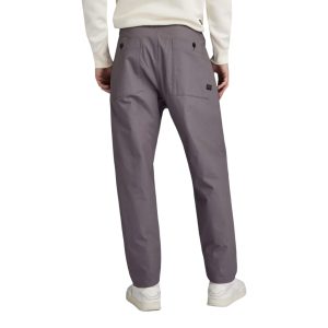 G-star raw gray relaxed pleated chino pants
