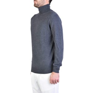 Xagon man gray turtleneck knit