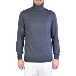 Xagon man gray turtleneck knit