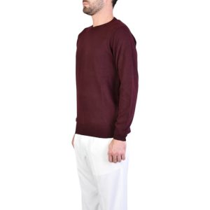 Xagon man burgundy long sleeve knit top